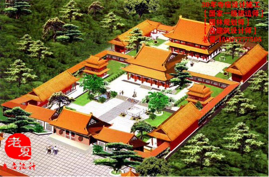 大型寺庙设计施工图，小型寺庙设计图纸