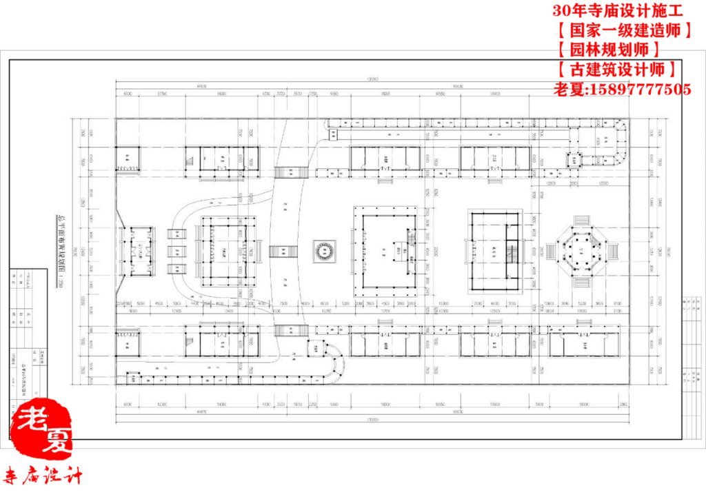 寺庙设计平面图，寺庙建筑设计