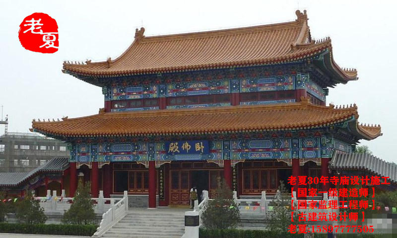 浙江寺庙设计，浙江道观设计图纸方案