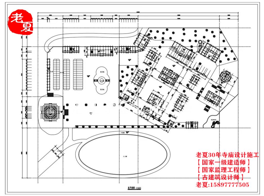 陕西寺庙设计规划，西安咸阳寺庙设计效果图方案